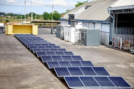 deployment of solar wings